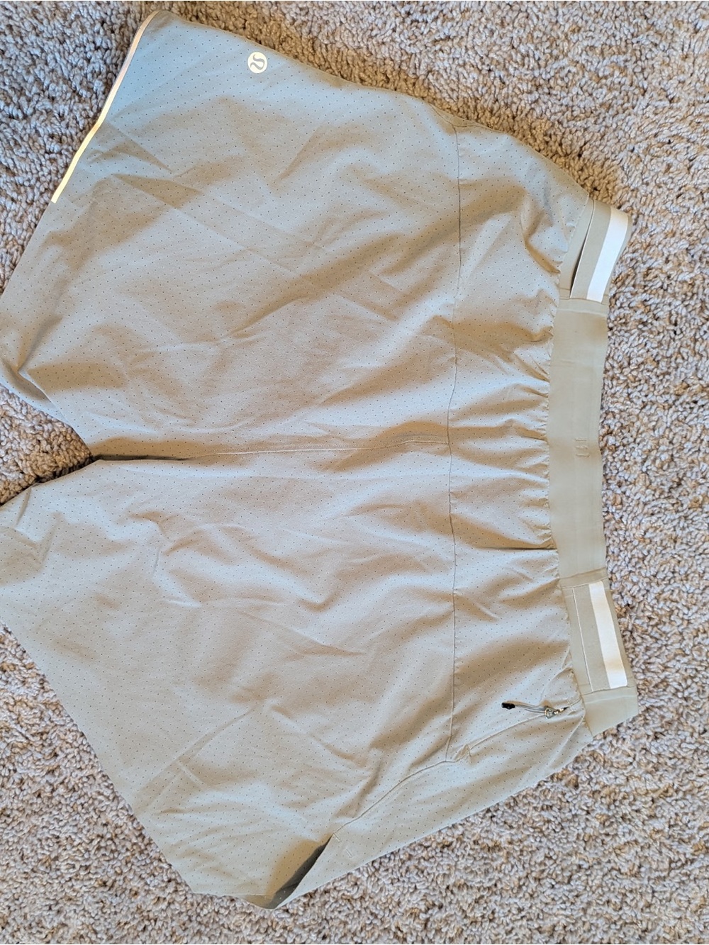 lululemon athletica Beige Athletic Shorts